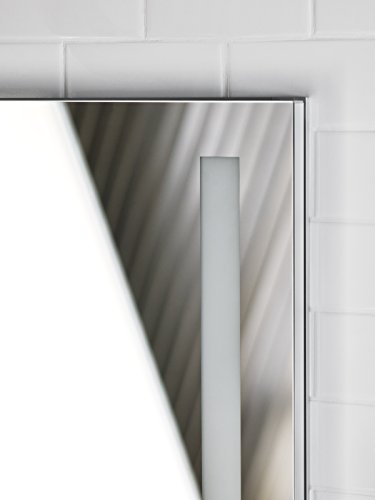 KOHLER K-99009-TL-NA Verdera 34 inch x 30 inch LED Lighted Bathroom Medicine Cabinet, Slow Close Hinge, Internal Magnifying Mirror; Aluminum; Recess or Surface Mount; 2 Doors