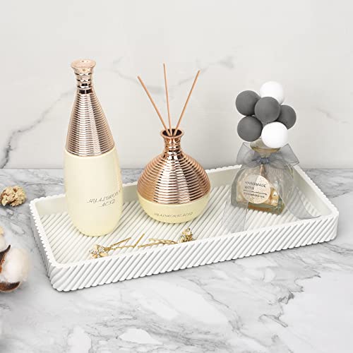 4-Piece Pearl White Bathroom Accessories Set