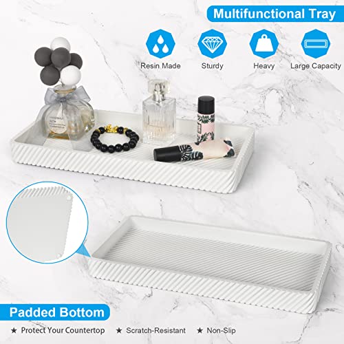 4-Piece Pearl White Bathroom Accessories Set