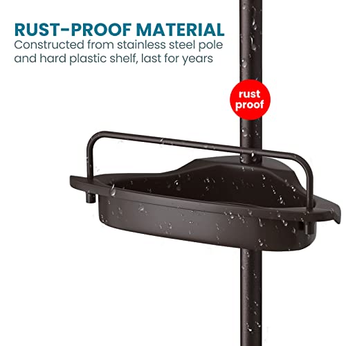 ALLZONE Rustproof Adjustable Corner Shower Caddy
