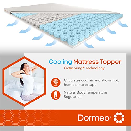 Dormeo Relieving Octaspring Technology Mattress Topper - Cooling Bed Toppers- 3 inch,Queen Size