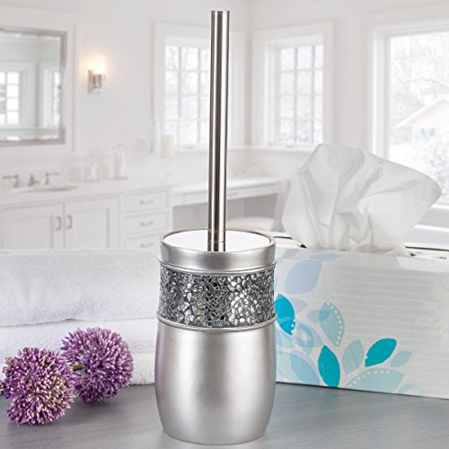 Elegant Silver 6-Piece Bathroom Accessory Set