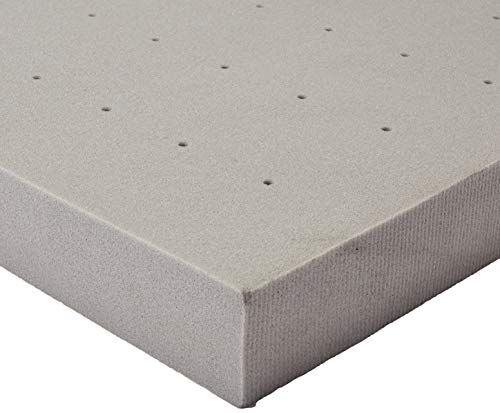 LUCID Topper 4 Inch Bamboo Charcoal Memory Foam Mattress, Queen