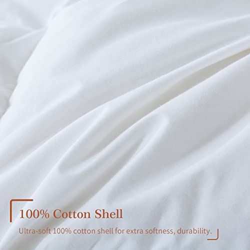 Cosybay King Size White Cotton Feather Comforter