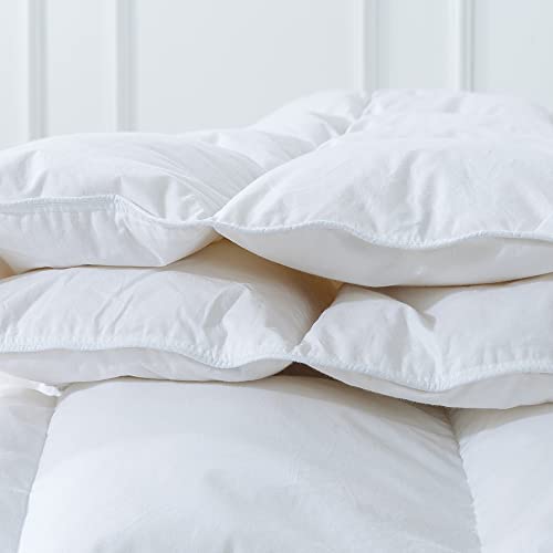 Cosybay King Size White Cotton Feather Comforter