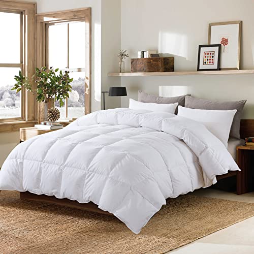 Cosybay King Size White Cotton Feather Comforter