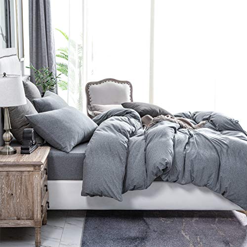 Super Soft Jersey Knit Duvet Cover Set
