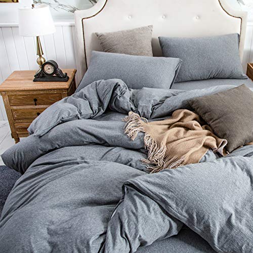 Super Soft Jersey Knit Duvet Cover Set