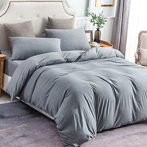 Super Soft Jersey Knit Duvet Cover Set