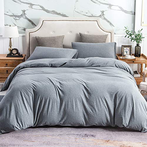 Super Soft Jersey Knit Duvet Cover Set