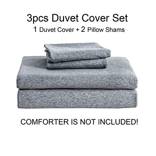 Super Soft Jersey Knit Duvet Cover Set