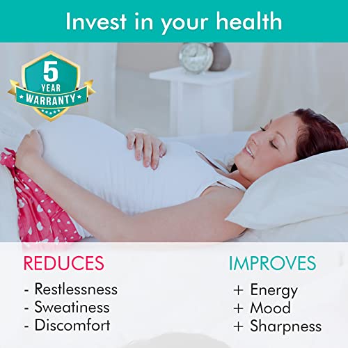 Adamson B10 Bed Cooling System - New 2023-100% Cotton Mattress Cooling Bed Pad for Night Sweats - Water Bed Cooler Ideal for Hot Sleepers Twin - 75” L x 39” W - 5-Year Manufacturer Warranty