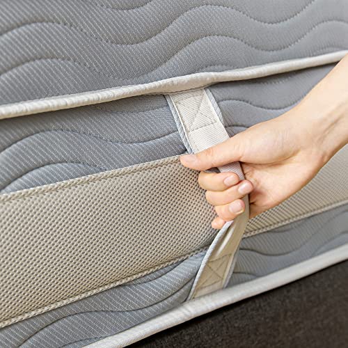 ZINUS 14 Inch Green Tea Cooling Gel Memory Foam Hybrid Mattress / Pocket Innersprings for Motion Isolation / Edge Support, Queen, White