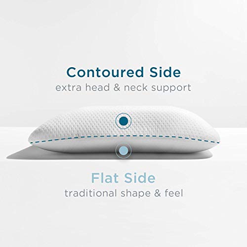 Tempur-Pedic Memory Foam Symphony Pillow Luxury Soft Feel, Standard, White
