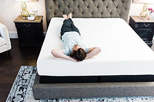 Signature Design by Ashley Chime 10 Inch Firm Memory Foam Mattress, CertiPUR US Certified, Queen