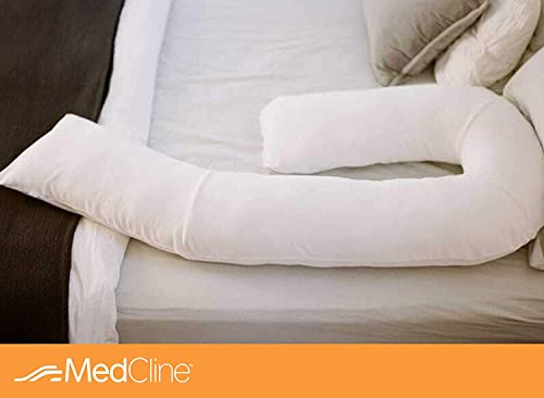 MedCline Therapeutic Full Length Body Pillow, Shredded Memory Foam, Removable Cover