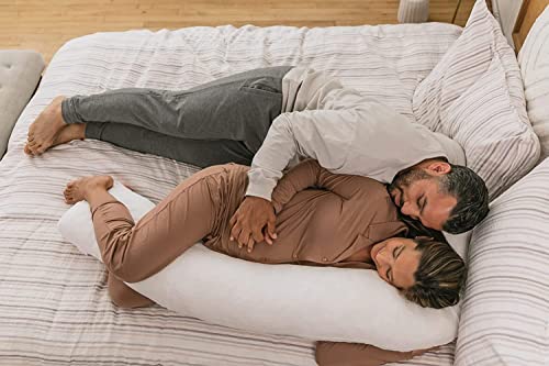MedCline Therapeutic Full Length Body Pillow, Shredded Memory Foam, Removable Cover