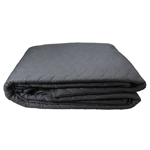 US Cargo Control 96"x80" Extra Large Sound Dampening Blanket with Grommets, Machine Washable, 12 Pounds