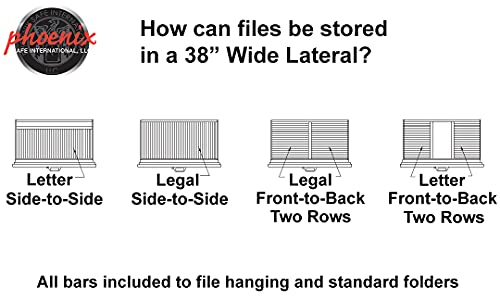 Light Gray 3-Drawer Fireproof File Cabinet