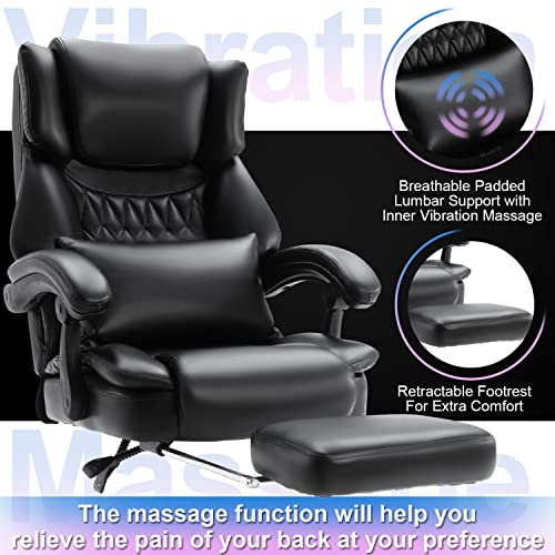 YINGTOO High Back Reclining Massage Office Chair