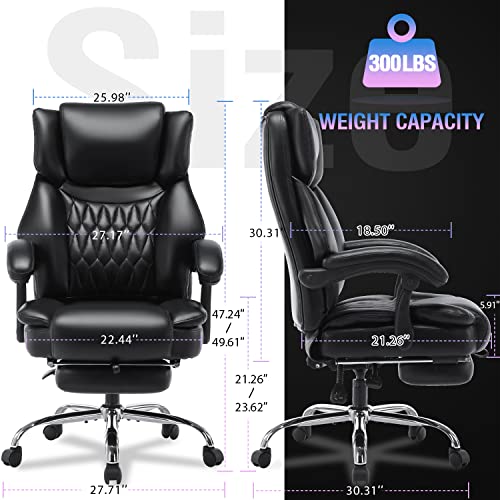 YINGTOO High Back Reclining Massage Office Chair