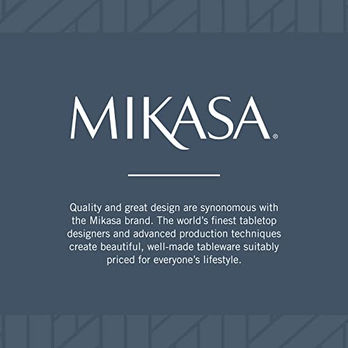 Mikasa Satin Loft 18/10 Stainless Steel Serving Utensil, 65-Piece Flatware Set, Service for 12