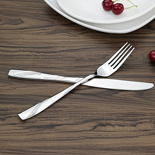 Nicesh 80-piece Stainless Steel Flatware Set, Service for 16