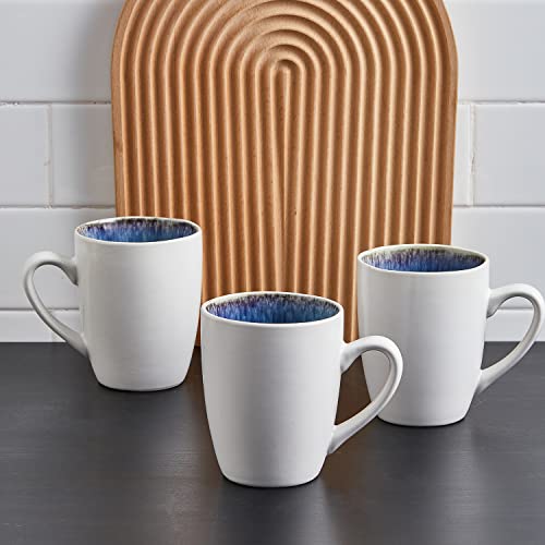 Stone lain Romy Stoneware Dinnerware Set, 32-Piece Service for 8, Blue