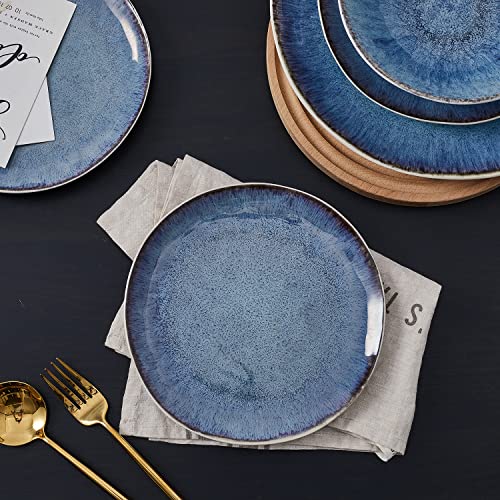 Stone lain Romy Stoneware Dinnerware Set, 32-Piece Service for 8, Blue