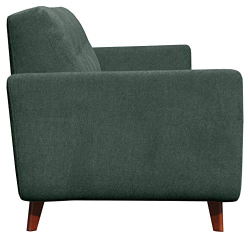 Amazon Brand – Rivet Sloane Mid-Century Modern Sofa Couch, 79.9"W, Emerald Green
