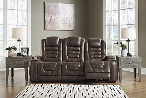 Signature Design by Ashley Game Zone Sofas, 85"W x 40"D x 44"H, Brown