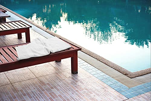Brooklyn Linen Bath Towels 100% Cotton, White, 22x46, Towels for Bathroom, Pool Towels, Hotel Towels, Gym Towels, Towels for Spa, Pack of 6 Towel Set