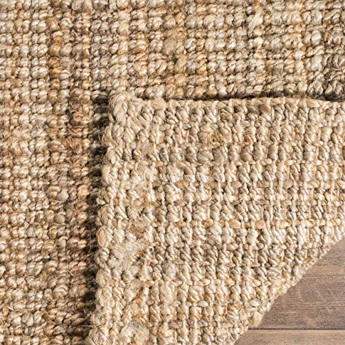 SAFAVIEH Natural Fiber Collection 2'6" x 4' Natural NF447A Handmade Chunky Textured Premium Jute 0.75-inch Thick Accent Rug