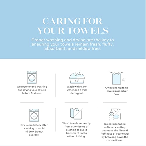 White Classic Luxury Grey Bath Towel Set - Combed Cotton Hotel Quality Absorbent 8 Piece Towels | 2 Bath Towels 700GSM | 2 Hand Towels | 4 Washcloths [Worth $72.95] 8 Pack | Gray