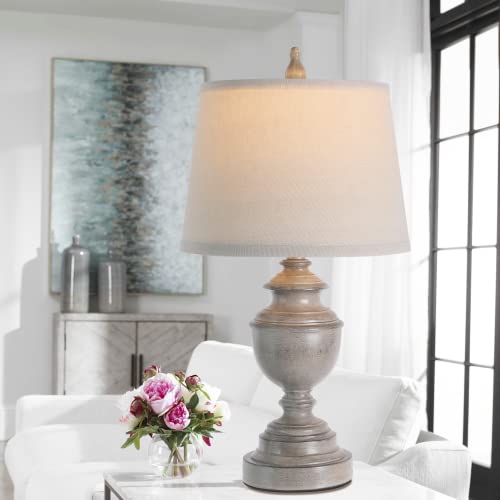 Set of 2 Gray Touch Control Table Lamps
