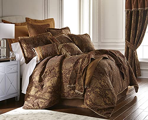 Sherry Kline China Art Brown 6-Piece King Comforter Set, (CHI-B-NEW2021-K)