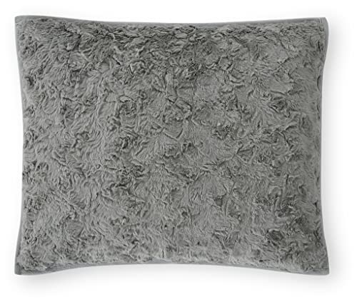 UGG 12627 Adalee Full-Queen Comforter Set Plush Soft Cozy Comfortable Faux Fur Comforter and Two Pillow Shams Bedding Set, Full/Queen, Seal