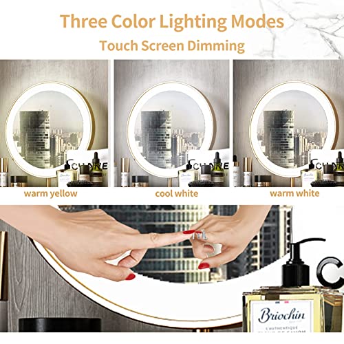 FUKAYI Women Dresser Table Vanity Corner Makeup Table Set Makeup with 5 Drawers Vanity Dressing Table with Lighted Mirror and Chair Makeup Vanity Benches Vanity Desk for Her, White