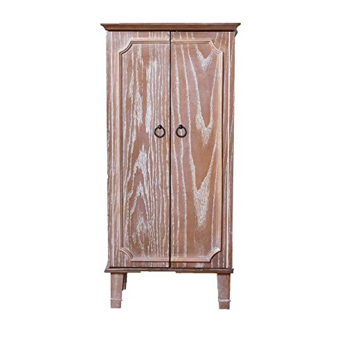Hives and Honey Carson Jewelry Armoire, Oak
