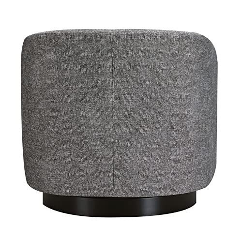 CHITA Swivel Accent Chair Armchair, Round Barrel Chair in Fabric for Living Room Bedroom, Pebble Grey