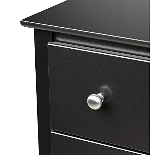 Sonoma 6 Drawer Double Dresser for Bedroom, Black