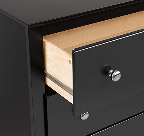 Sonoma 6 Drawer Double Dresser for Bedroom, Black