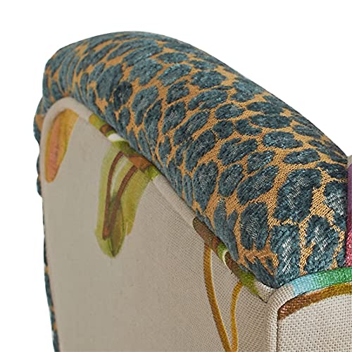 Jennifer Taylor Home Anya Accent Chair, Large, Wood, Multicolored Floral