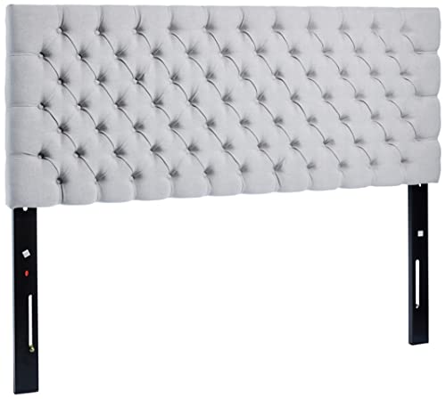 Christopher Knight Home Jezebel Fabric Headboard, Queen / Full, Light Grey
