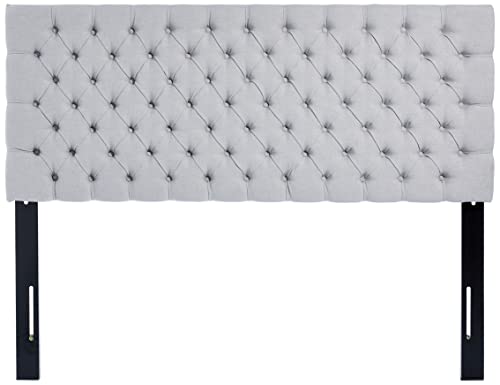 Christopher Knight Home Jezebel Fabric Headboard, Queen / Full, Light Grey