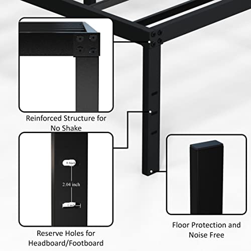 EMODA Queen Bed Frame - Black