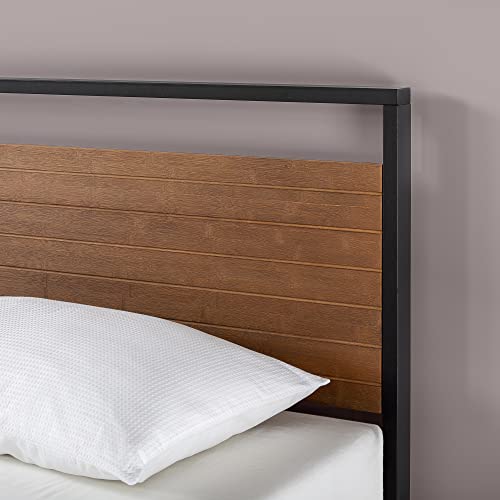 ZINUS Suzanne 37 Inch Bamboo and Metal Platform Bed Frame 