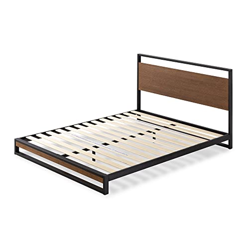 ZINUS Suzanne 37 Inch Bamboo and Metal Platform Bed Frame 