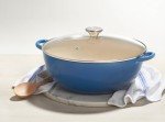 Le Creuset Enameled Cast Iron Chef's Oven with Glass Lid, 7.5 qt., Marseille