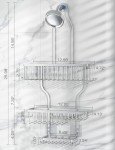 YASONIC Shower Caddy Never Rust Aluminum